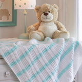 Cheerful Stripes Baby Blanket Pattern