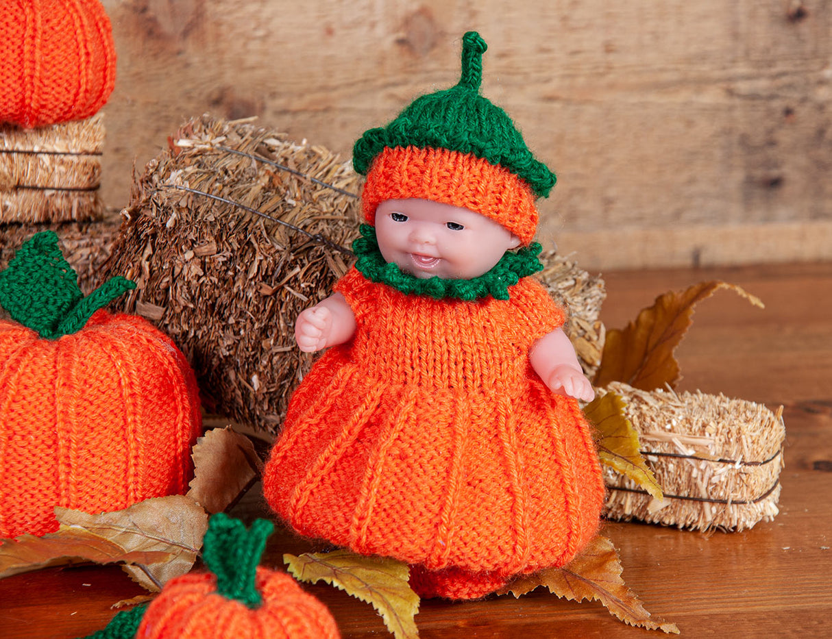 Patrón de muñeca Baby Pumpkin Patch