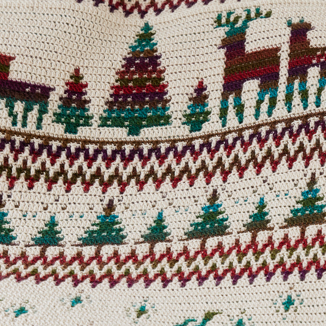 Sholach Into The Woods Afghan – Mary Maxim