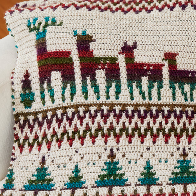 Sholach Into The Woods Afghan – Mary Maxim