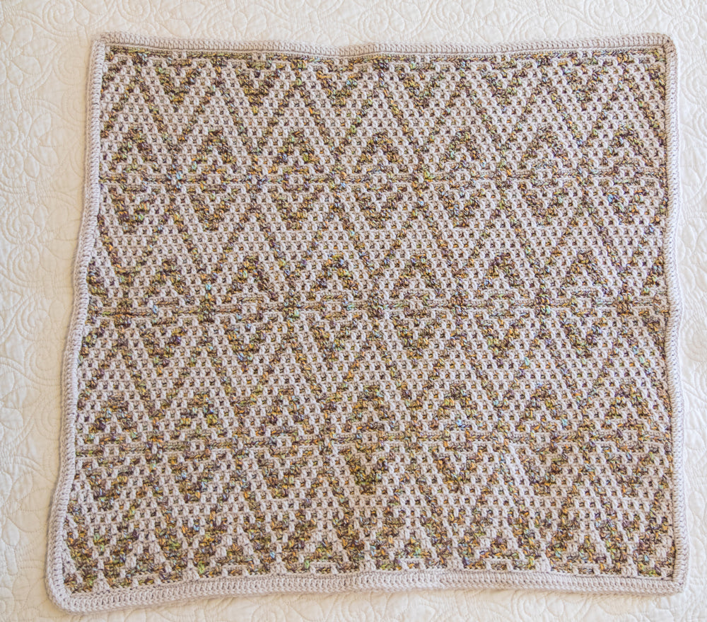 Mosaic Crochet Baby Blanket – Mary Maxim