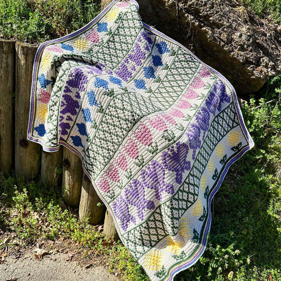 Springtime Mosaic Blanket