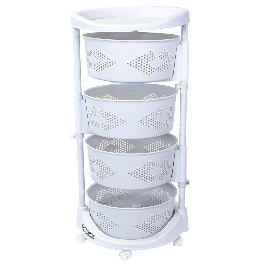 Octopus 360 4 Tier Basket Rolling Cart