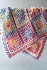 Patchwork Prism Crochet Baby Blanket