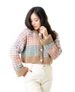 Cropped Cable Cardi