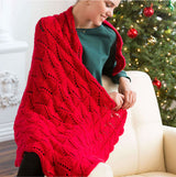 Reversible Wave Knit Throw