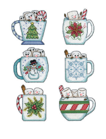 Tasses de Noël 14 ct. Ornements