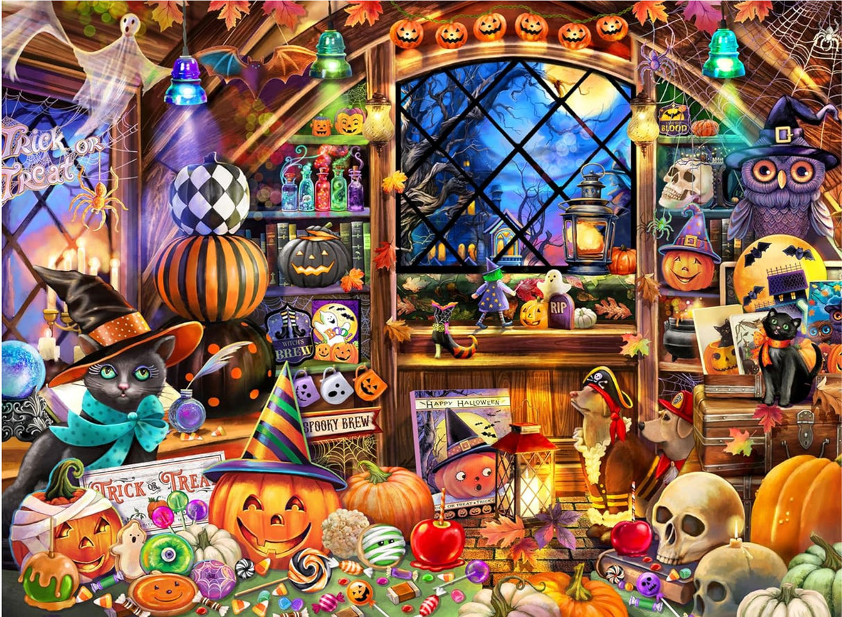 Halloween Collectibles Jigsaw Puzzle