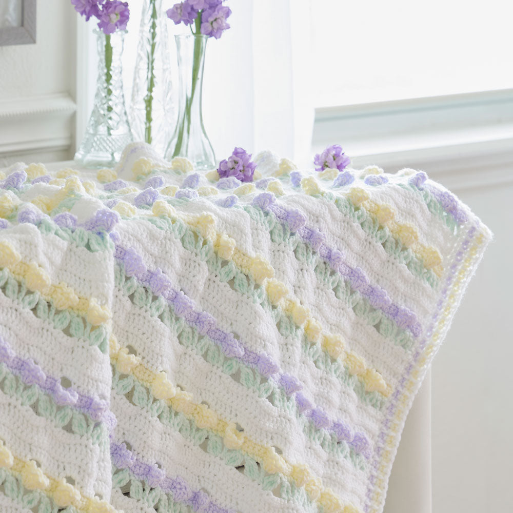 Purple Tulip buy Crochet Blanket