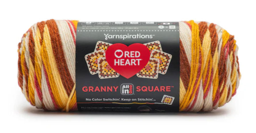 Red Heart All In One Granny Square Yarn