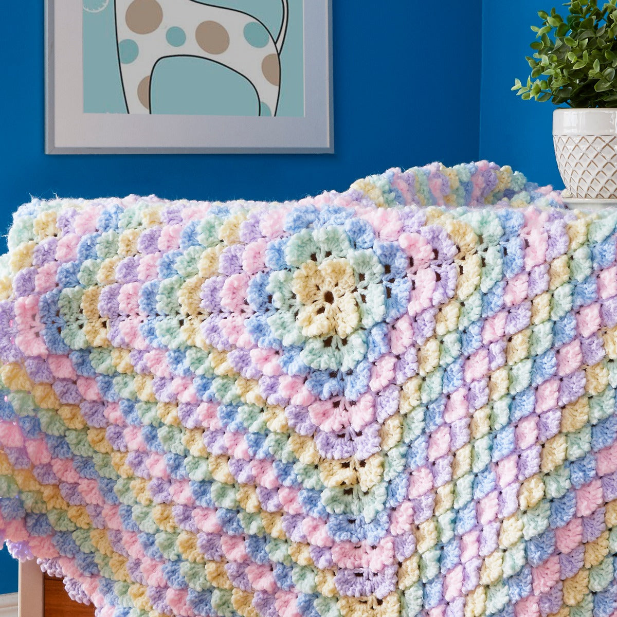 Ruffles Baby Blanket Pattern – Mary Maxim