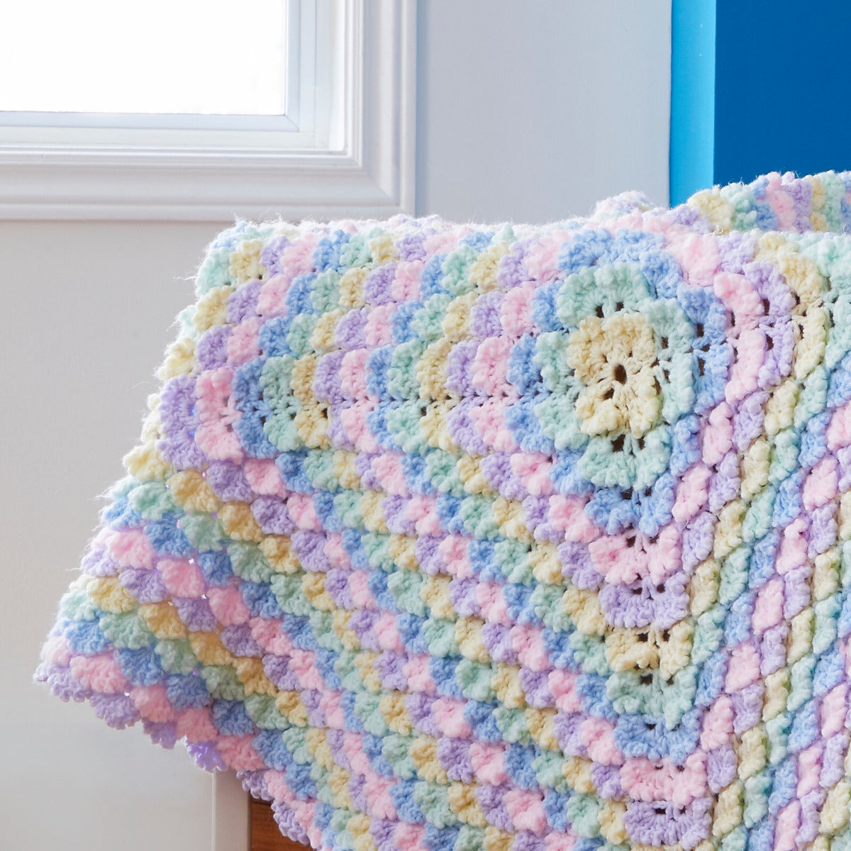 Ruffles Baby Blanket Pattern – Mary Maxim