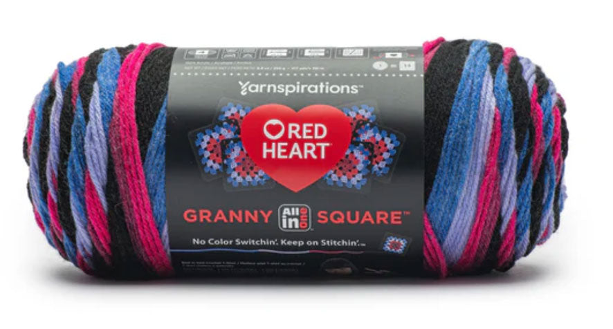 Red Heart All In One Granny Square Yarn