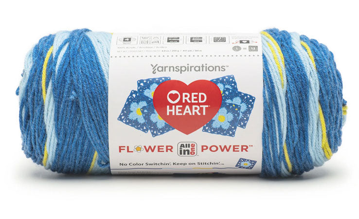 Red Heart All-In-One Flower Power Yarn