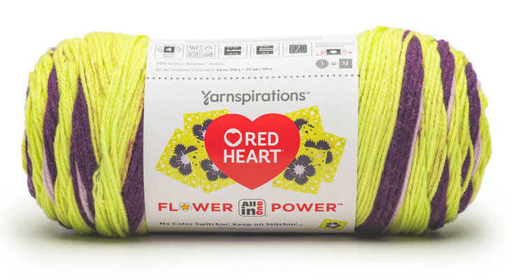 Red Heart All-In-One Flower Power Yarn