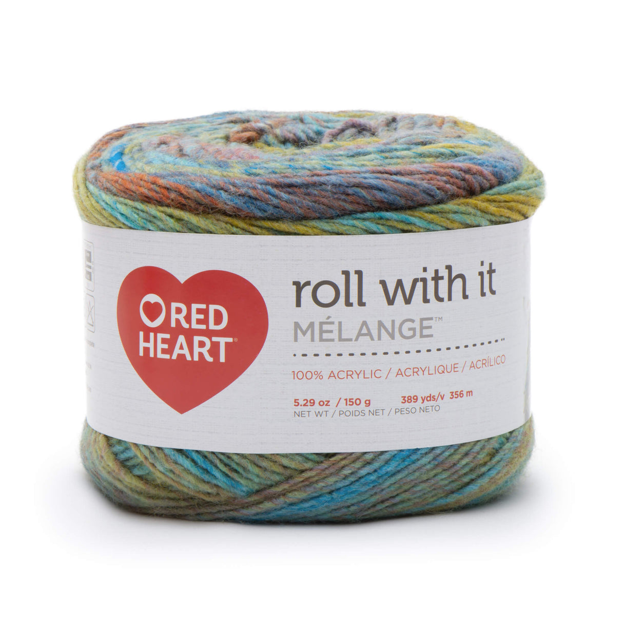 Red Heart Roll With It Melange Yarn