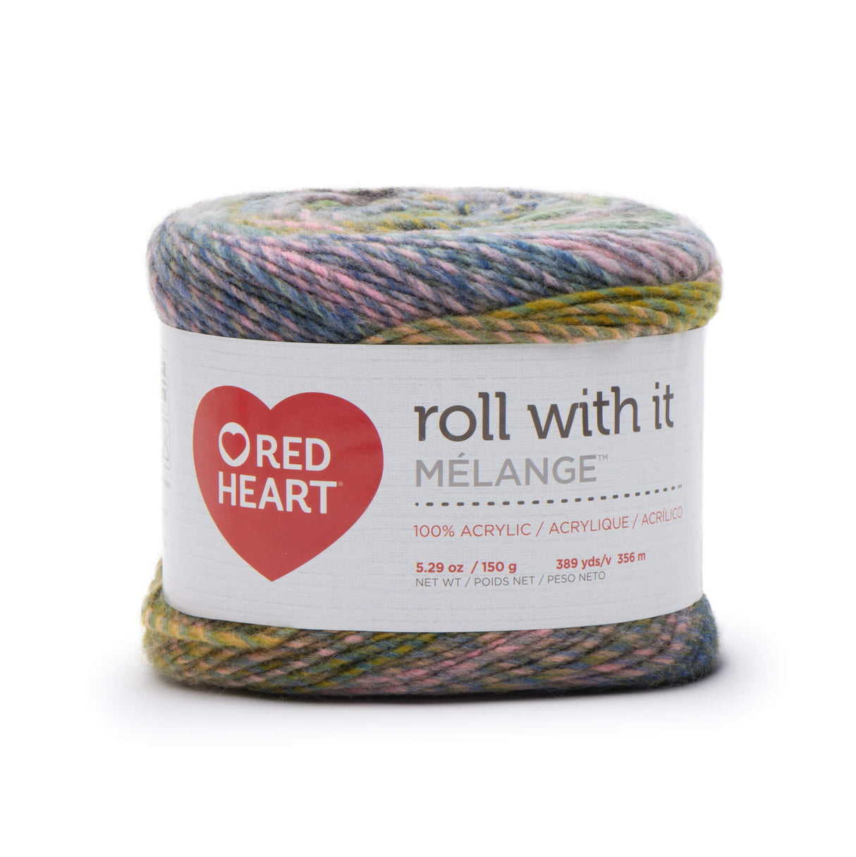 Red Heart Roll With It Melange Yarn