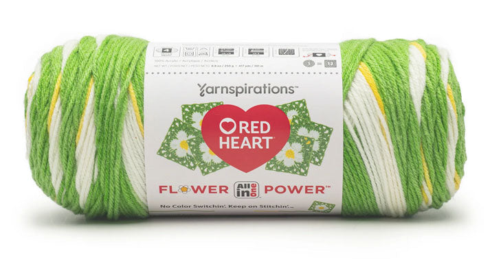 Red Heart All-In-One Flower Power Yarn