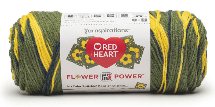 Red Heart All-In-One Flower Power Yarn