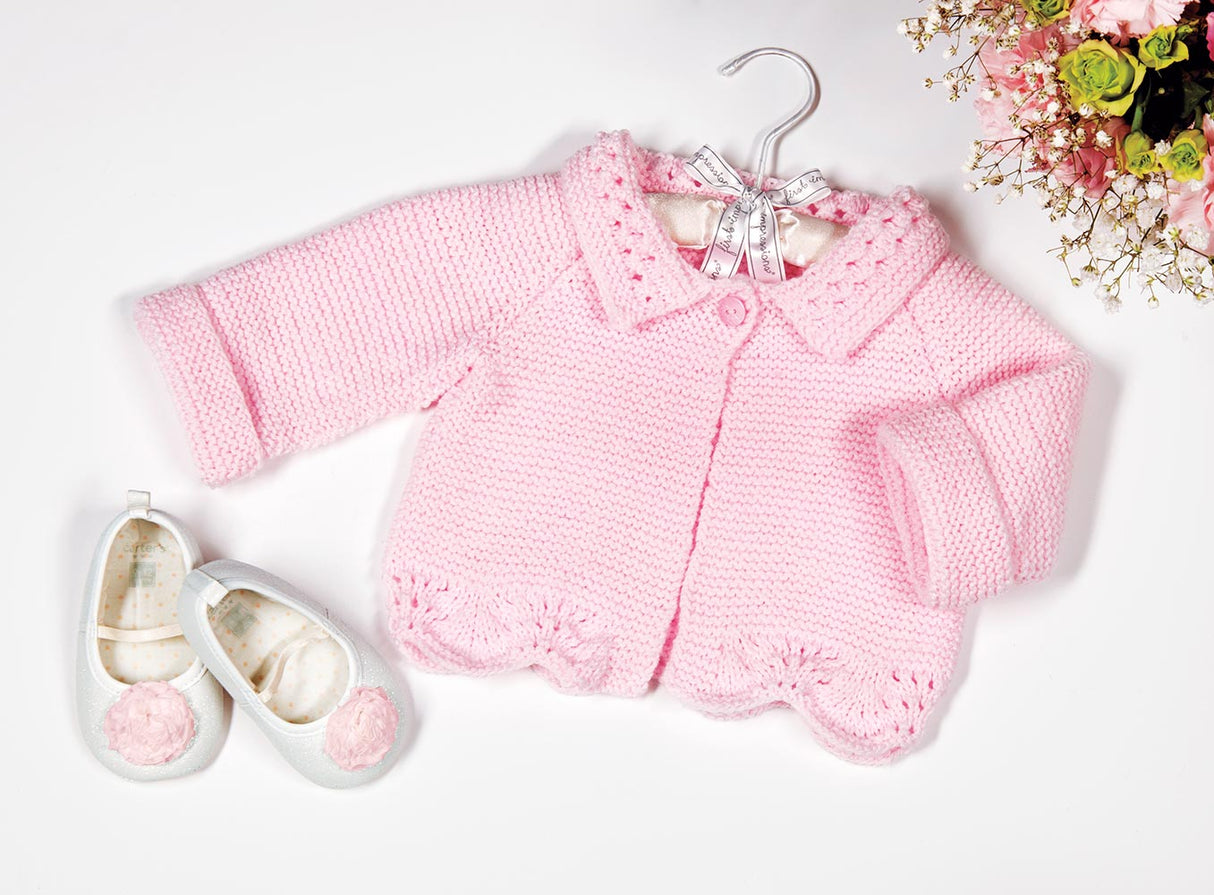 Baby Garter and Lace Sweater Pattern