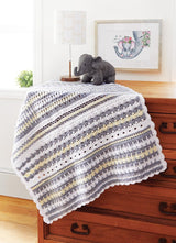 Tri-Color Sampler Baby Blanket Pattern