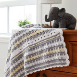 Tri-Color Sampler Baby Blanket Pattern