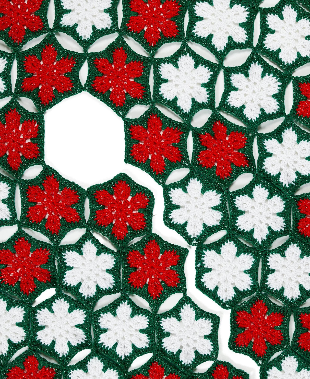 Free Poinsettia Tree Skirt Pattern