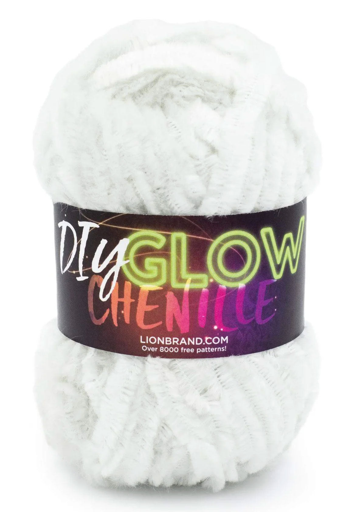 Fil chenille phosphorescent DIY de Lion Brand