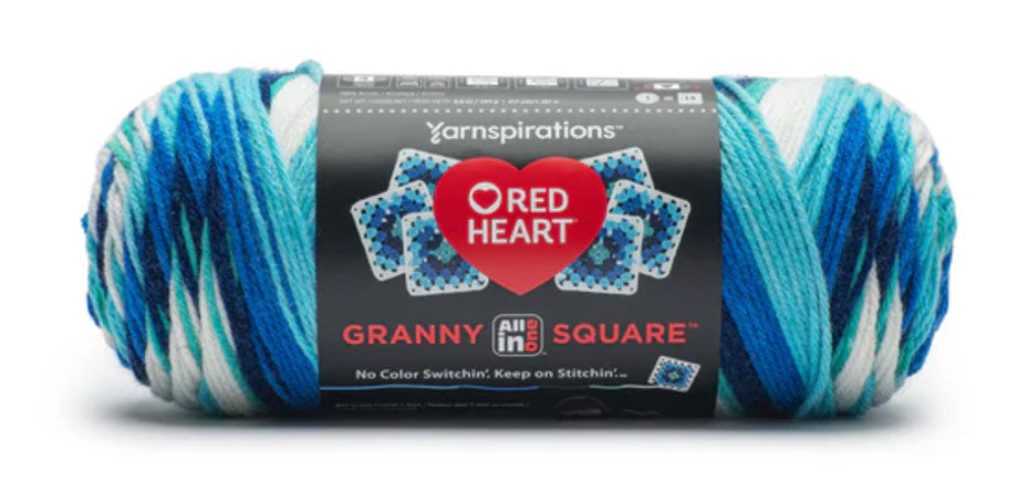 Red Heart All In One Granny Square Yarn