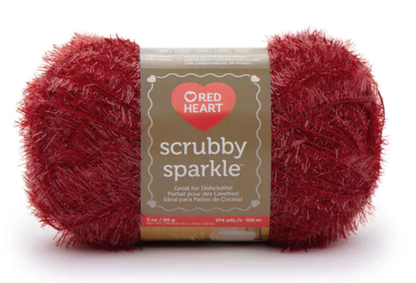 Red Heart Scrubby Yarn