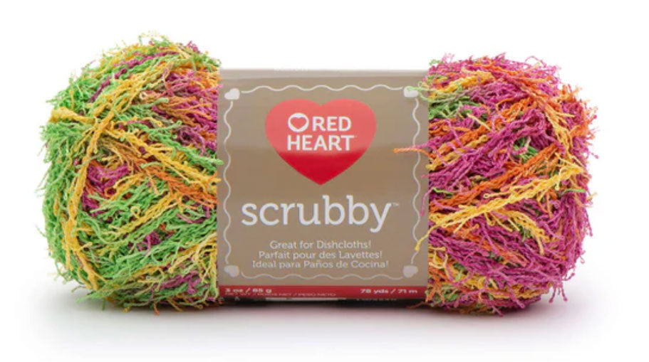 Red Heart Scrubby Yarn