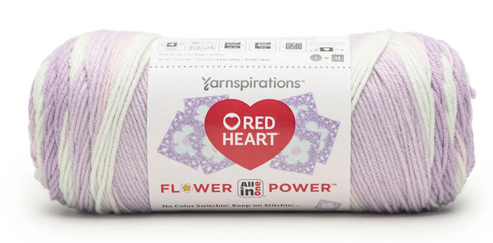 Red Heart All-In-One Flower Power Yarn