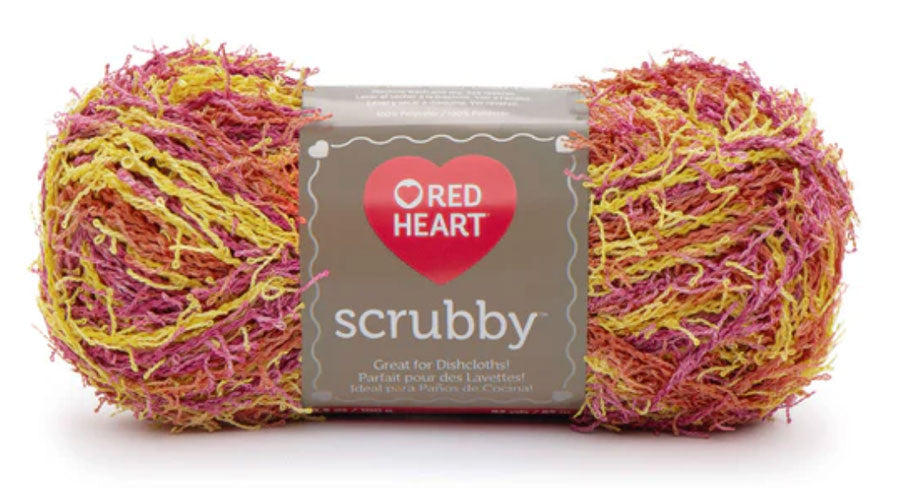 Red Heart Scrubby Yarn