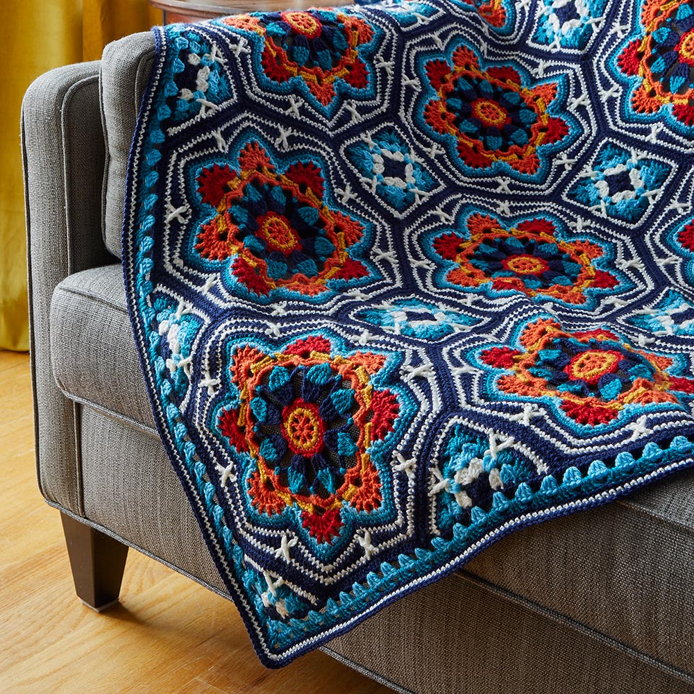 Persian Tiles Blanket CAL via Zoom