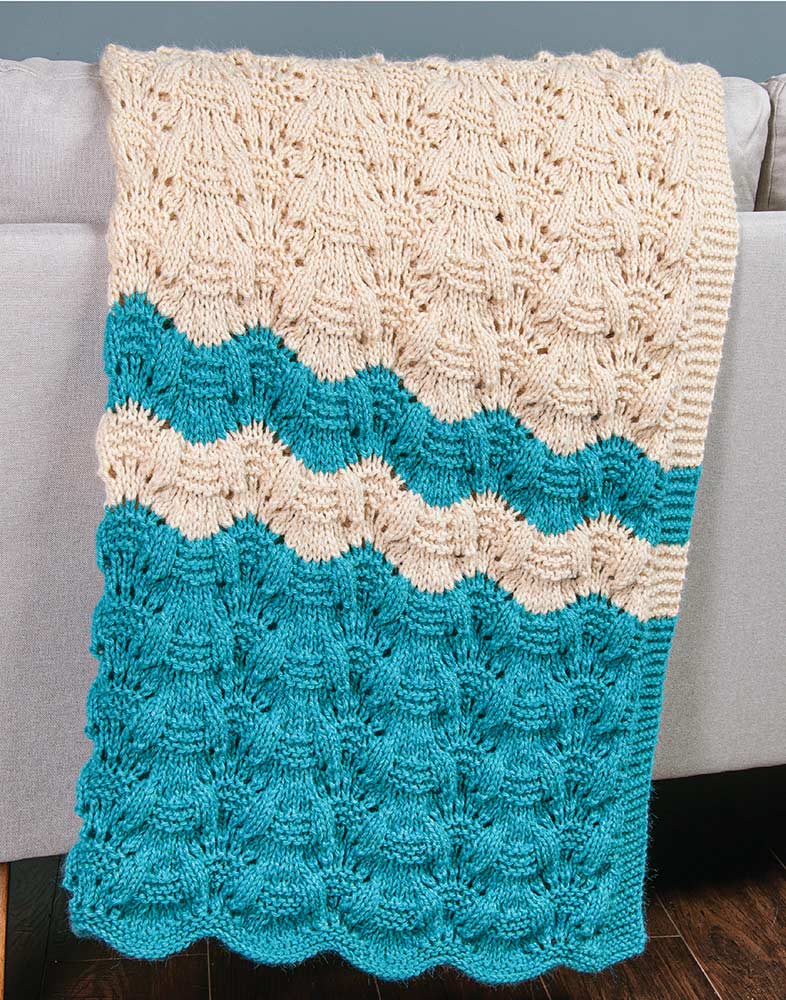 Broken Ripple Throw Pattern