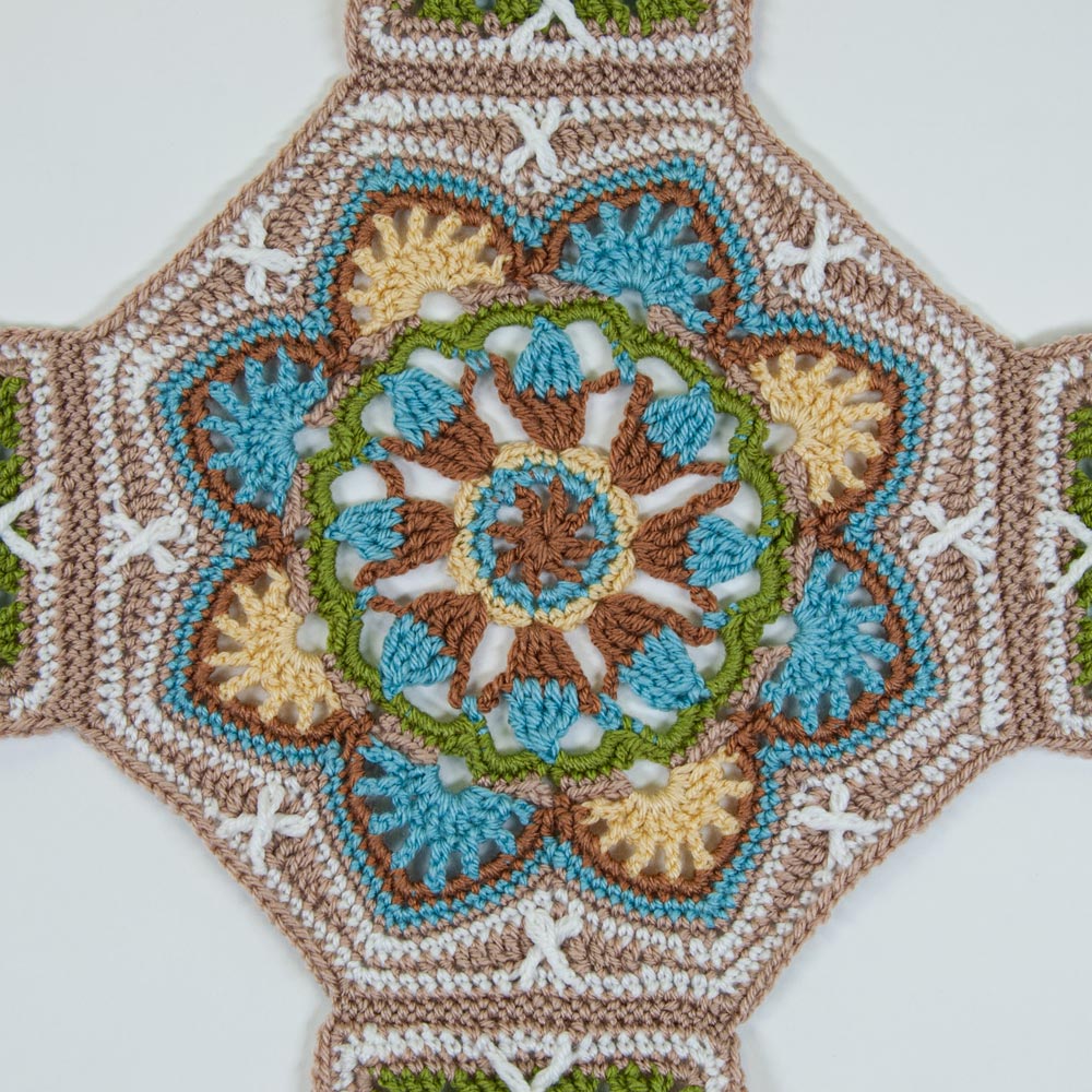 Persian Tiles Throw (Mary DK) Maxim Mellowspun