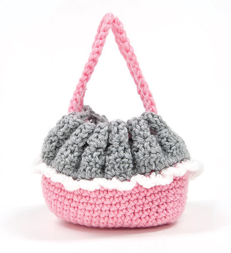 Crochet Cupcake Purse / Mini Bag