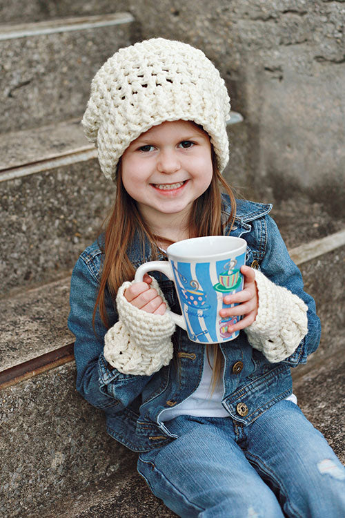 Chelsea Hat & Fingerless Glove Set - Child, Adult (19, 22" circ.)