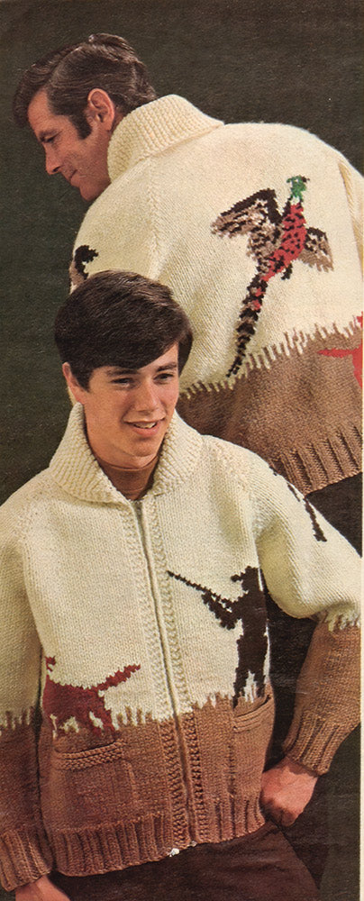 Ladies' or Men's Pheasant Cardigan