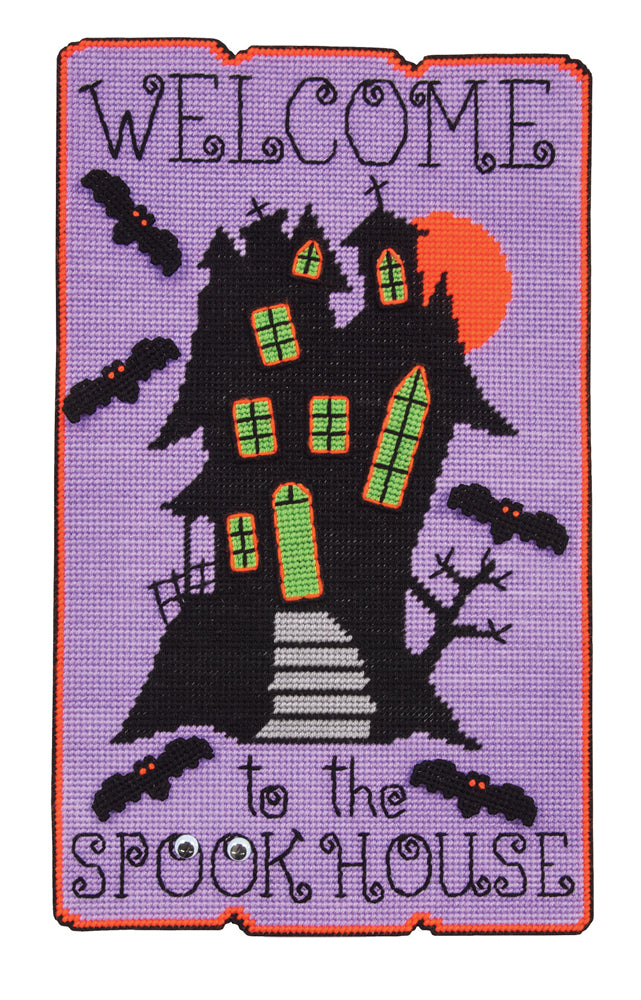 Kit de toile en plastique de bienvenue Spook House