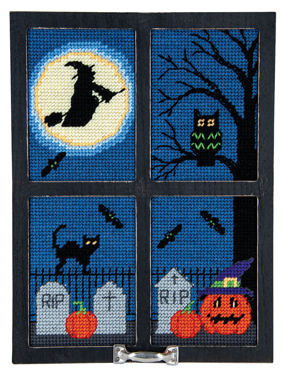 Kit de toile en plastique pour cadre de fenêtre Spooky Night