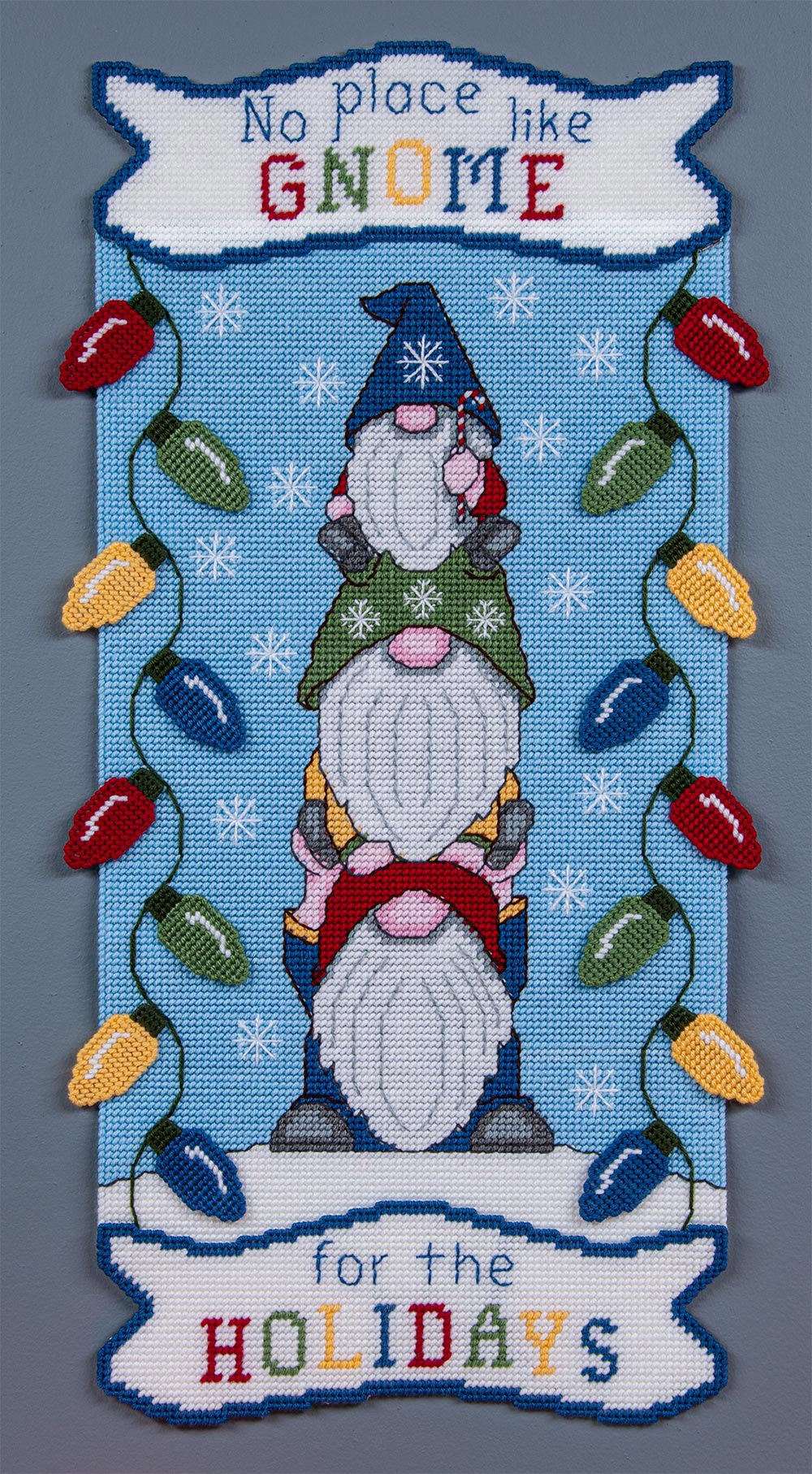 Gnome Christmas Ornaments-plastic Canvas Pattern-pdf Download 