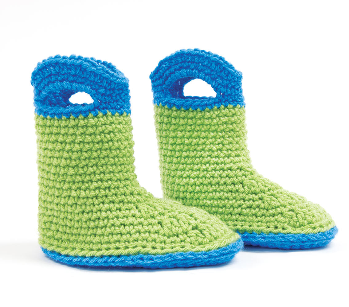 Rainboot Slippers Pattern