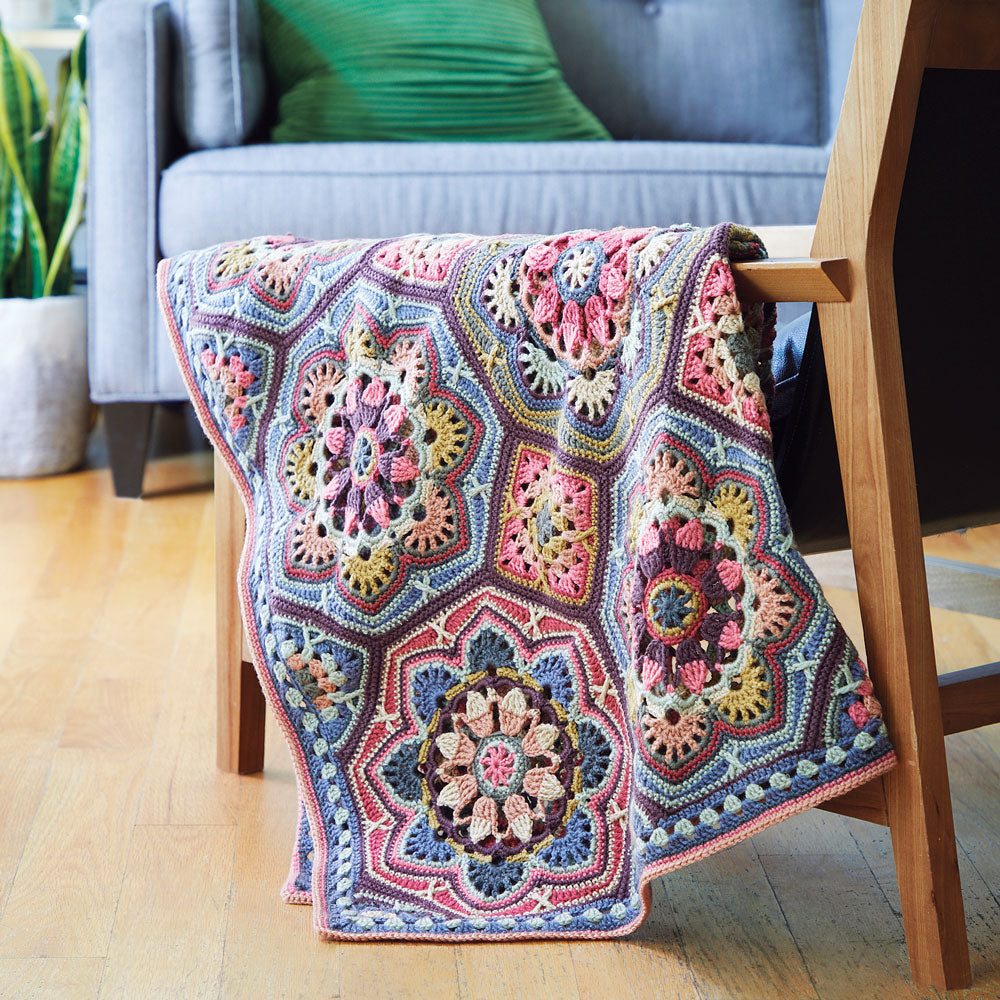Stylecraft Persian Tiles - Eastern Jewels Crochet Blanket Kit