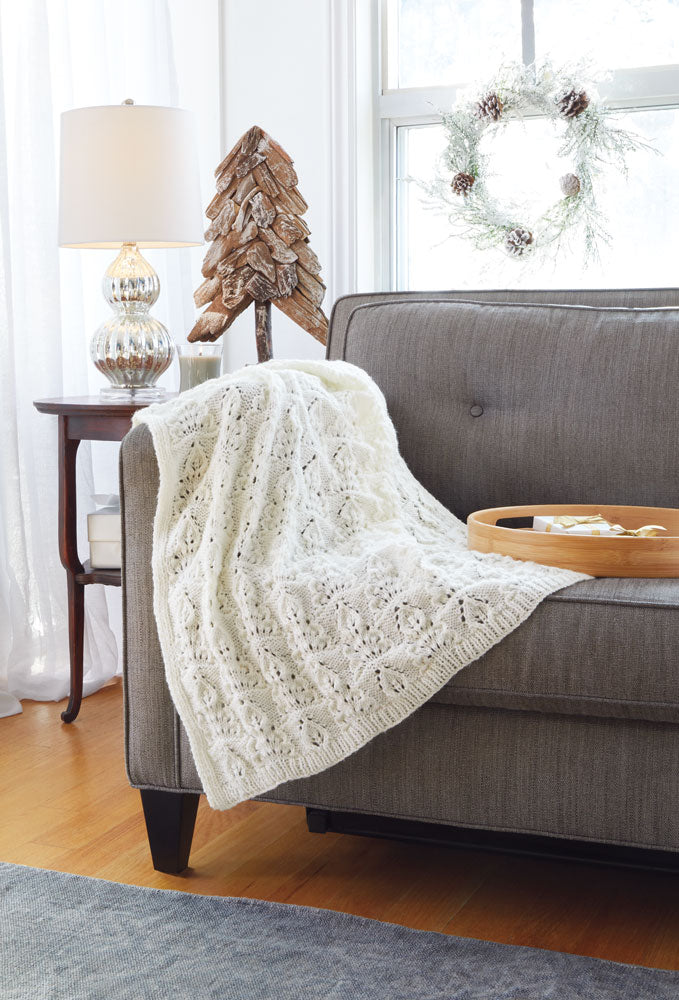 Modèle de couverture pour bébé avec de belles feuilles