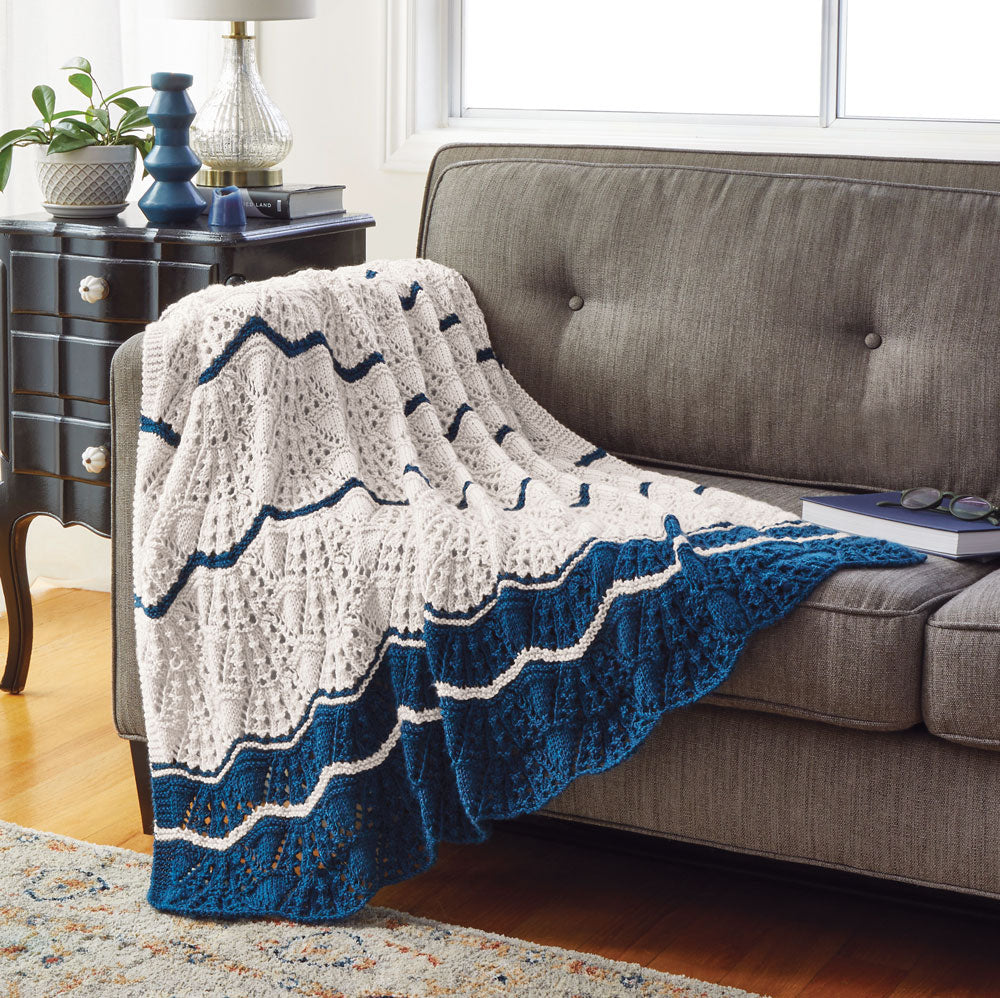 Ebb & Flow Throw Pattern