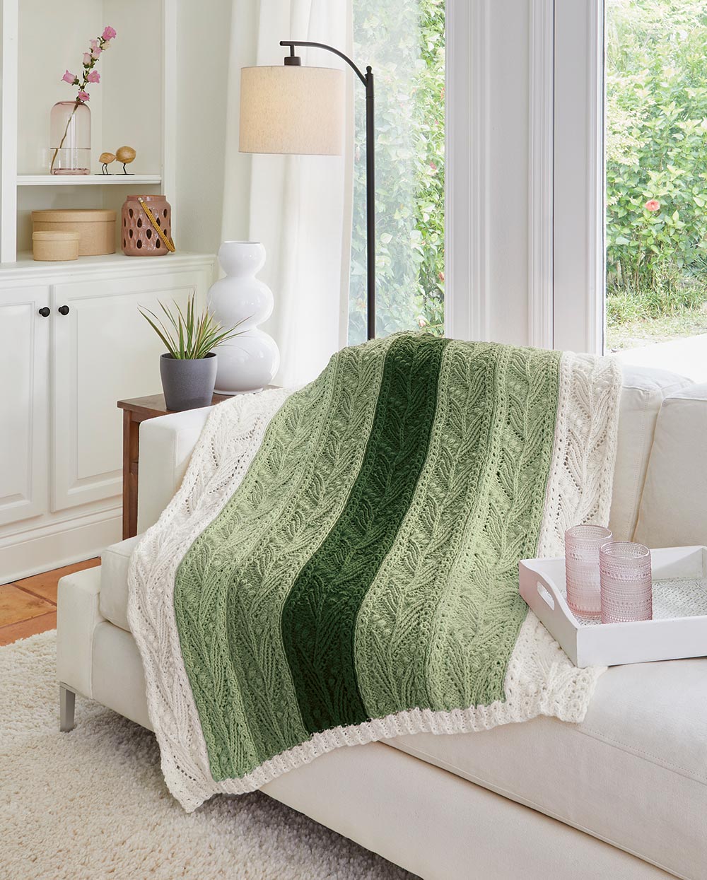 Natural Afghan Linen and Lambs' Wool Blanket – Irish Linen Properties