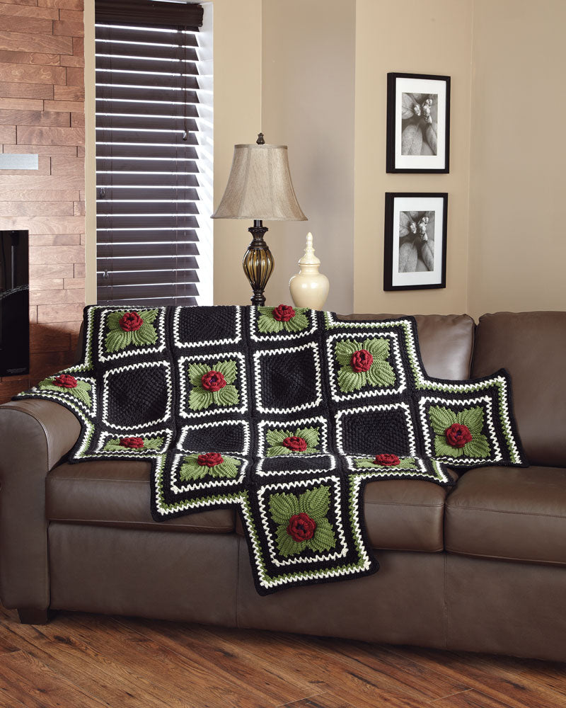 Mom's Garden Arbor Throw Pattern