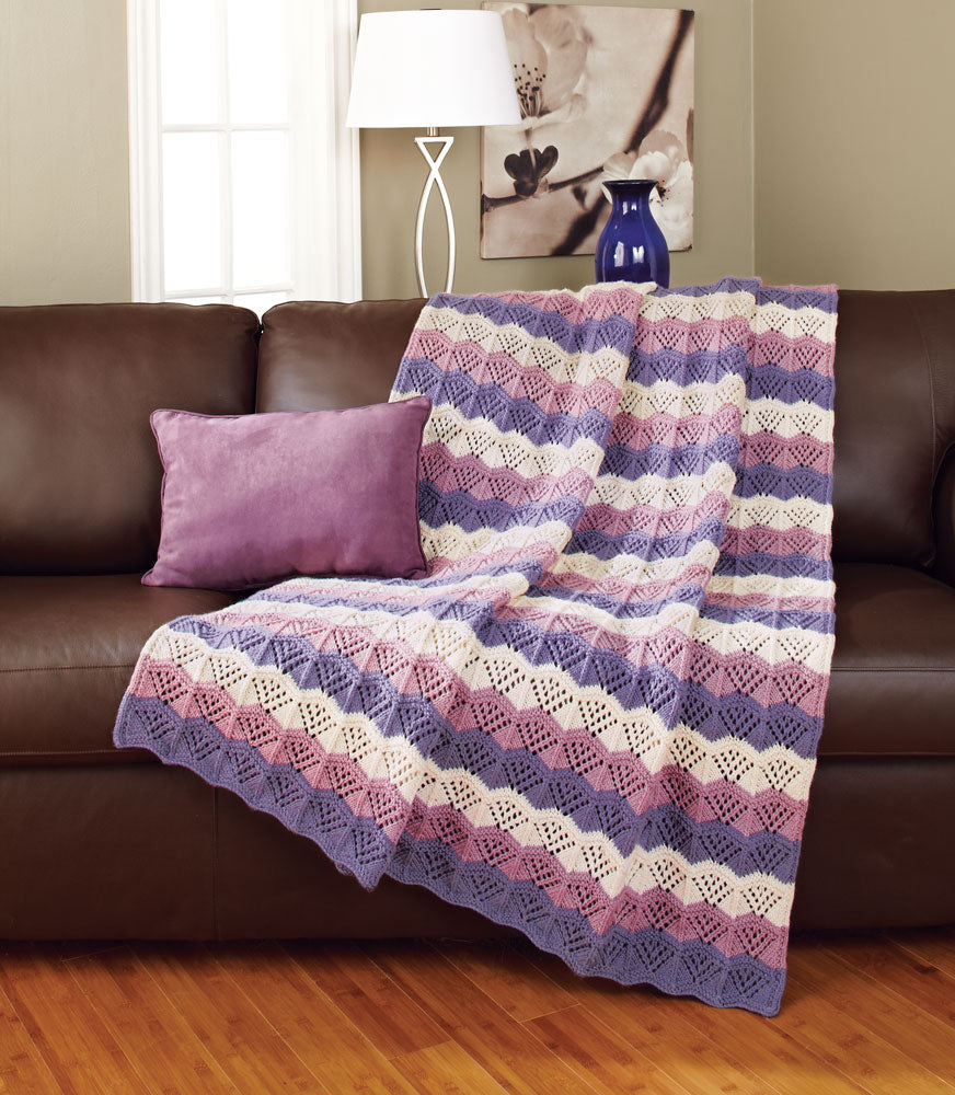 Lace Ripple Throw Pattern