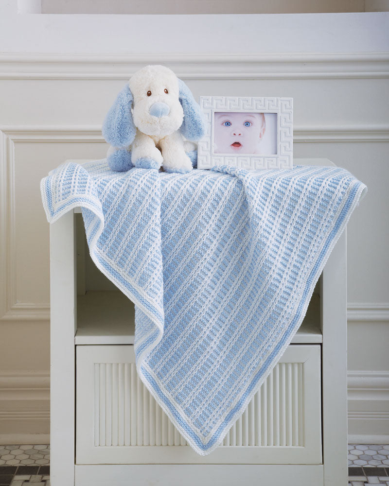 Garter & Slip Stitch Baby Blanket Pattern – Mary Maxim